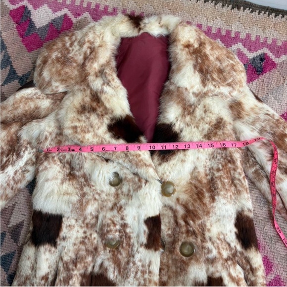 Vintage Faux Fur Animal Print Coat - Picture 5 of 5